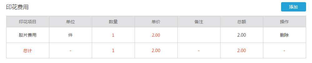 文化衫印花费用
